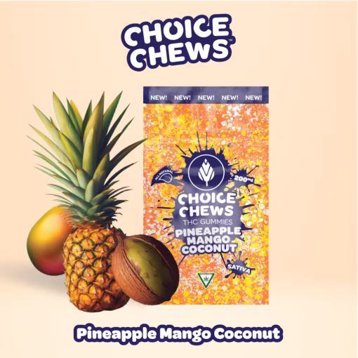 Choice Chews - Pineapple Mango Coconut (Sativa) - 200mg