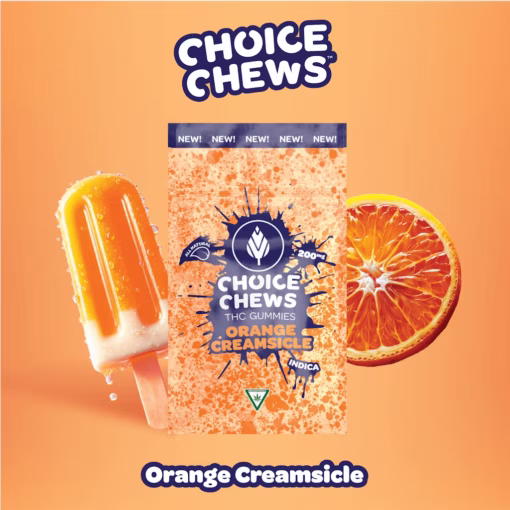 Choice Chews - Orange Creamsicle (Sativa) - 200mg