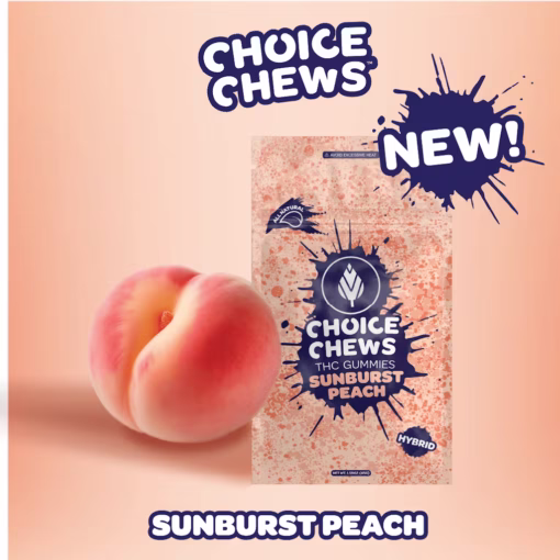 Choice Chews - Sunburst Peach (Hybrid) -100mg